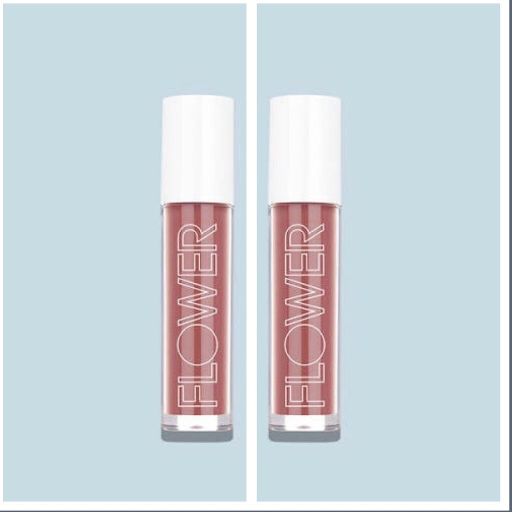 Flower Beauty Gloss Crush Honey Crush, Lip Serum (Set of 2).